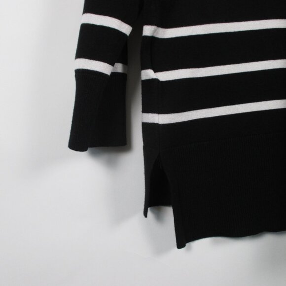 ANNE KLEIN BOAT NECK STRIPED SWEATER - Picture 5 of 14